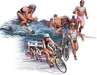 :D Der Tschechentriathlon: Schwimmen über die March, laufen nach Wien, und mit dem gestohlenen Rad nach Hause.