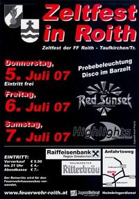 Zeltfest Roith 2007 Warm-Up@Zeltplatz Roith