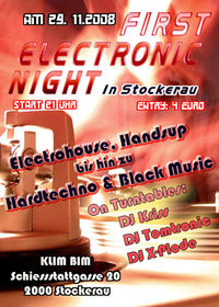 First ELECTRONIC Night in Stockerau@KLIM BIM