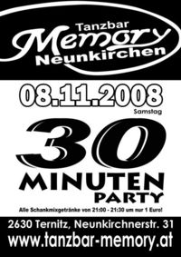 30 Minuten Party@Tanzbar Memory