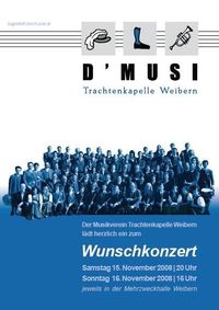 Wunschkonzert MV Weibern@Mehrzweckhalle Weibern