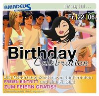 Birthday Celebration@Amadeus Dancefactory