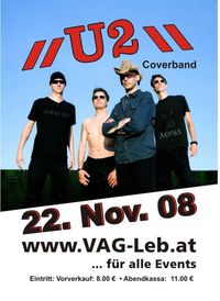 U2 Coverband@Vag-Leb