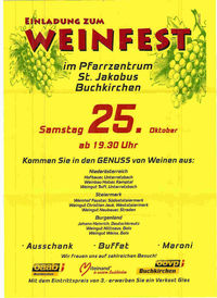 Buchkirchner Weinfest@Pfarrzentrum St.Jakobus 