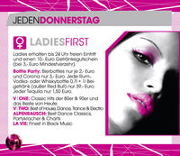 Welcome Ladies & Lady Lounge@Praterdome