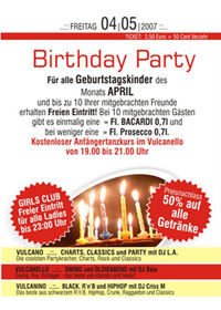 Birthday Party@Vulcano