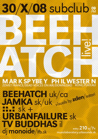 Beehatch Live! @ Music Laboratory@Subclub