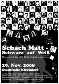 Schach Matt - Schwarz auf Weiß@Stadthalle