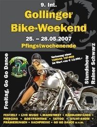9. Int. Gollinger Bike-Weekend@Biker-Festzelt