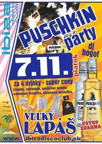 Pushkin party@Ibiza Disco Club