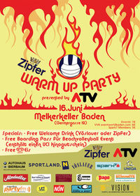 Zipfer Warm Up Party by ATV@Melkerkeller Baden