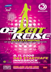 Ö3-Zeitreise 2008@Stadtcafe Innsbruck