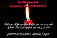 in memorial Familie VON HOFFEN