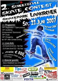 SPARK7 Streetstyle Skate Contest@Skatepark Laakirchen
