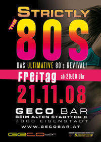 Strictly the 80's@Geco Bar