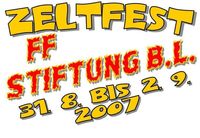 Zeltfest FF Stiftung b.L.@Festzelt