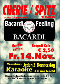 Bacardi Feeling@Tanzcafe Cherie Spitz