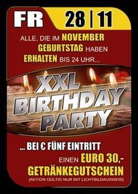 XXL Birthday Party