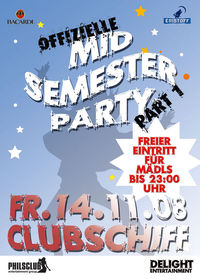 Offizielle Mid Semester Party