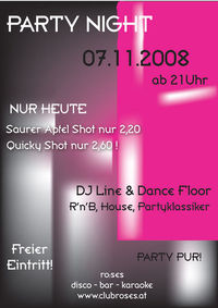 Partynight@ro:ses disco - bar - karaoke