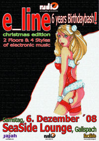 e_line- 6 Years Radio7 Birthdaybash -special christmas edition@Seaside Lounge
