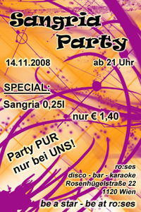 Sangria Party@ro:ses disco - bar - karaoke