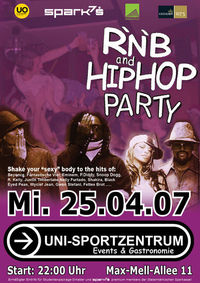 RnB and Hip Hop Party@Uni-Sportzentrum