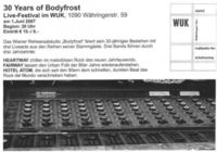 30 Years of Bodyfrost/Live-Festival@WUK