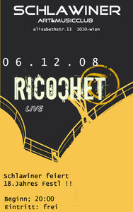 Ricochet Live@Schlawiner