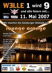 Lounge Orange - WELLE 1 wird 9@Altstadt Salzburg