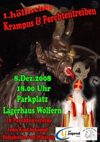 1. Wolferner Perchtenlauf@Lagerhaus Wolfern