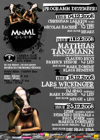 MNML deluxe with Matthias Tanzmann // Claudio Ricci // Patrick Testor@Camera Club