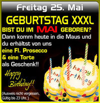 Geburtstag XXL@Mausefalle