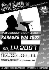 Karaoke WM 2007 Vorausscheidung