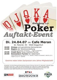 Poker-Auftakt-Event@Cafe Meran