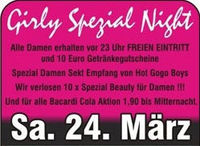 Girly Spezial Night@La Bomba