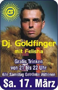 DJ Goldfinger mit Felisha@La Bomba