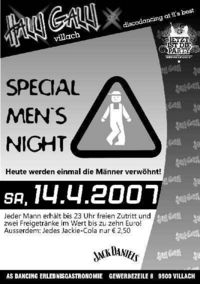 Special Men's Night@Halli Galli