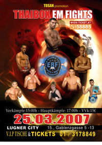 Thaibox EM Fights@Lugner City