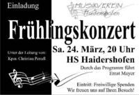 Frühlingskonzert 2007@HS-Haidershofen