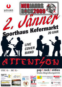 Neujahrsrock 2009@Sporthaus Kefermarkt