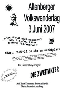 Altenberger Volkswandertag 2007@Altenberger Marktplatz