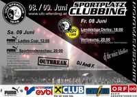 Sportplatz Clubbing in schwarz weiß@Birkenstadion Eferding