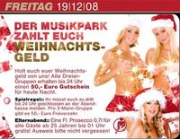 Der Musikpark zahlt euch Weihnachtsgeld