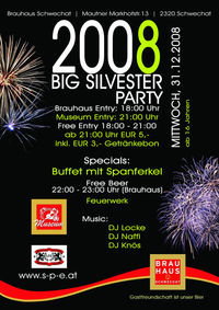 Big Silvester Party@Brauhaus Schwechat