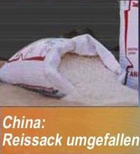 Gruppe der Interessierten, wenn in China ein Sack Reis umfällt 