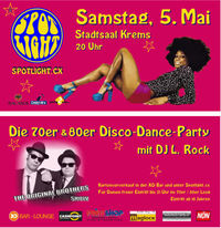 Spotlight -  Die 70er & 80er Party@Stadtsaal Krems