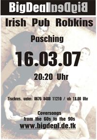 BigDeal live@Irish Pub Robkins