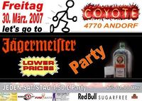 Jägermeister Party@Coyote Bar