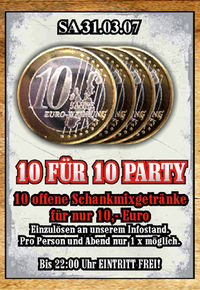 10 für 10 Party!